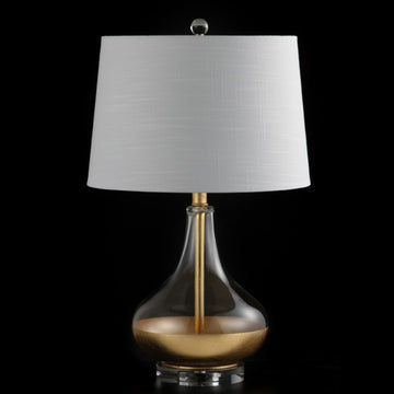 West 24.5" Glass LED Table Lamp - JONATHAN Y